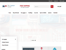 Tablet Screenshot of luggagecenter.com
